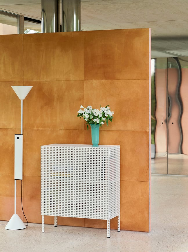 Lampadaire Twist réglable en hauteur, 200 cm, beige