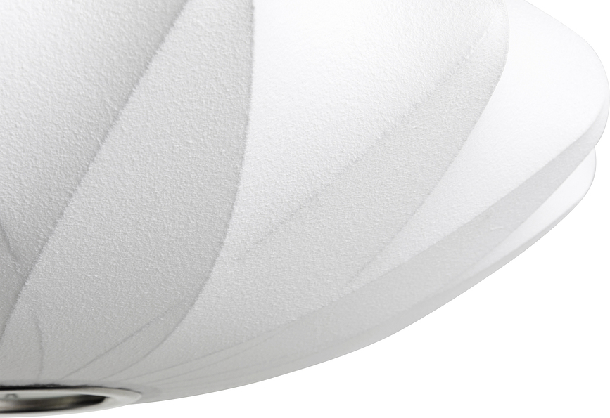 Lámpara Colgante Nelson Saucer Crisscross Bubble, talla M