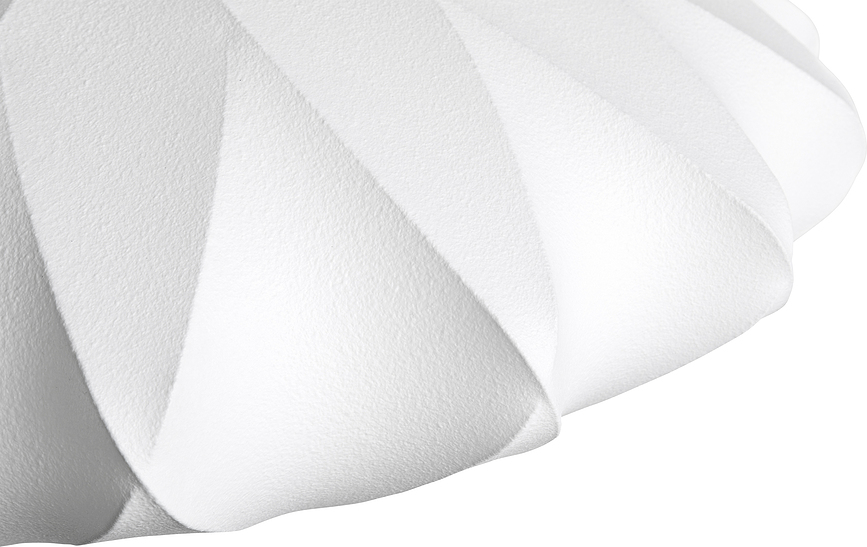 Lámpara Colgante Nelson Saucer Crisscross Bubble, talla M