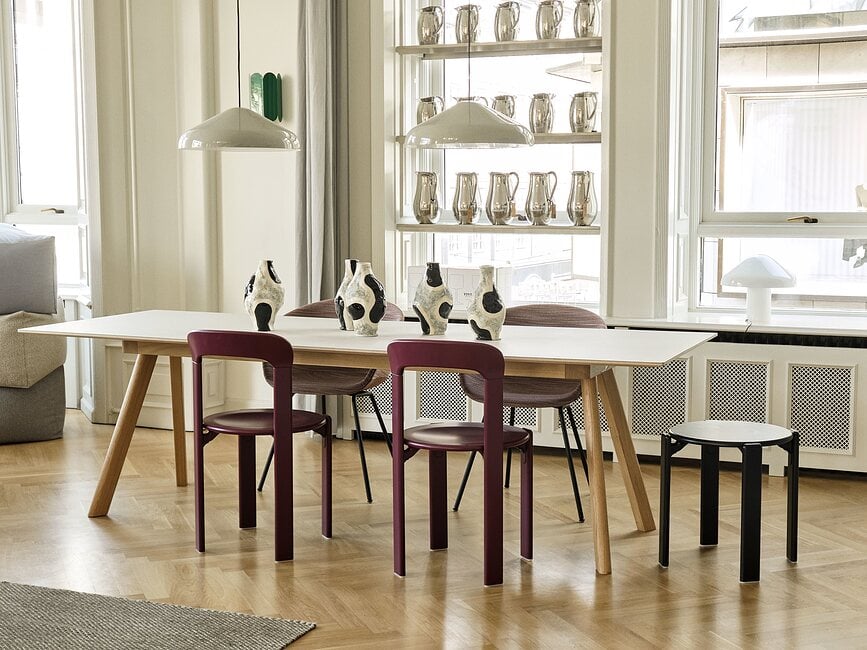 Lámpara colgante Pao, 47 cm, crema