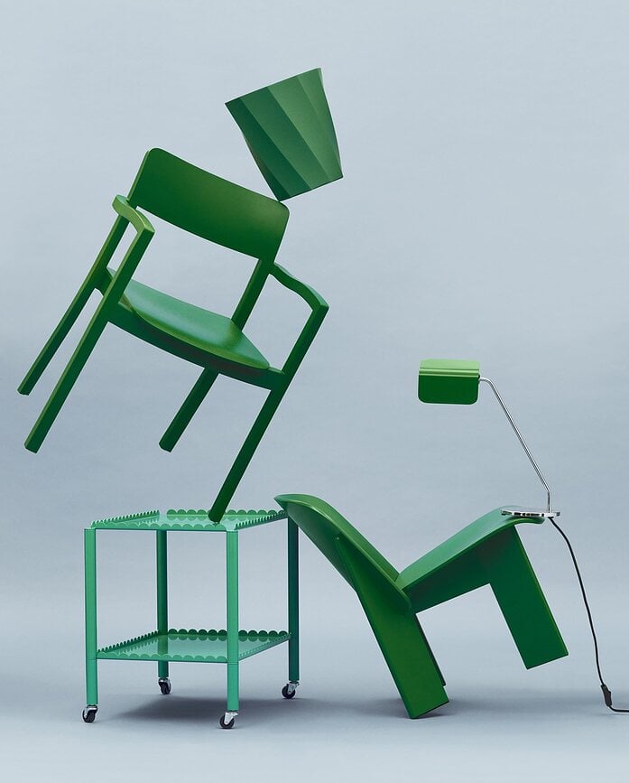 Lámpara de Escritorio Apex, verde