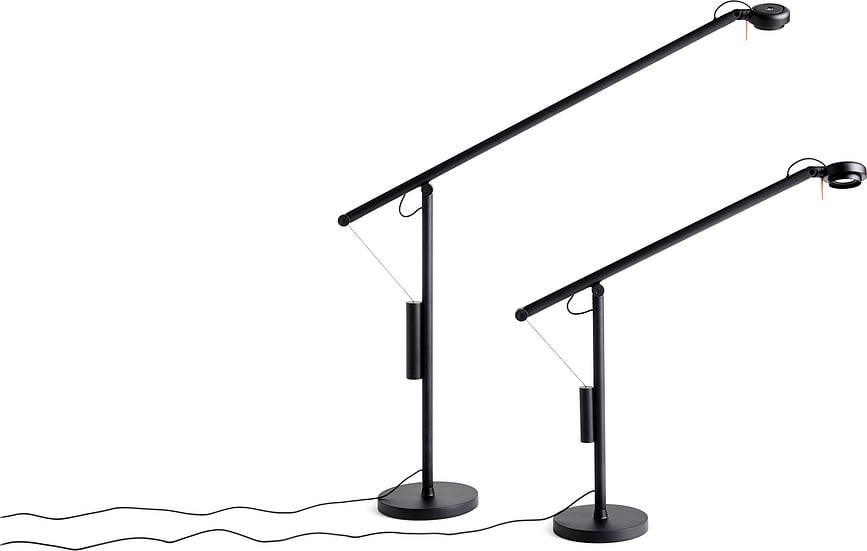 Lámpara de Escritorio Fifty-Fifty L, negra