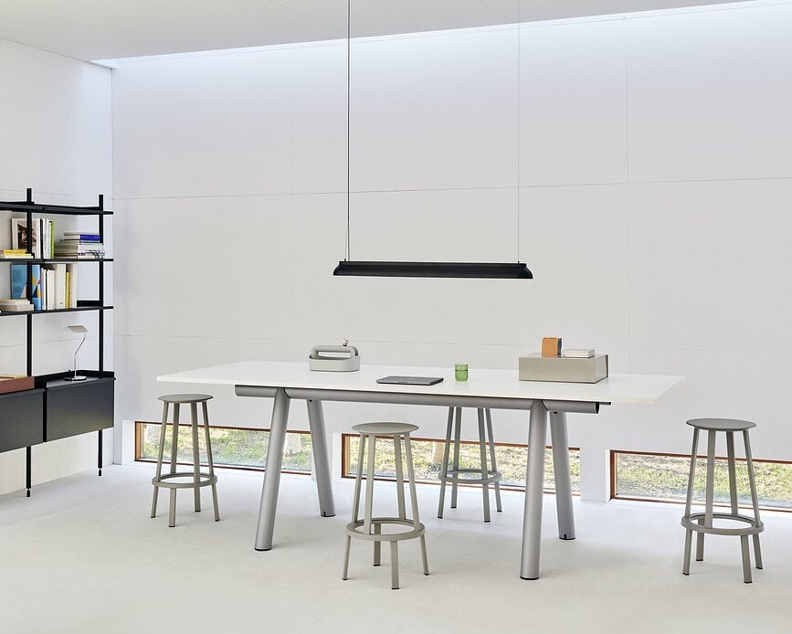 Lámpara de Mesa Apex, crema