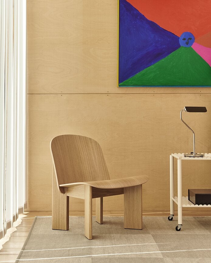 Lámpara de Mesa Apex, crema