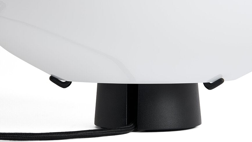 Lámpara de Mesa Aspekt Buoy, 30 cm, cable negro