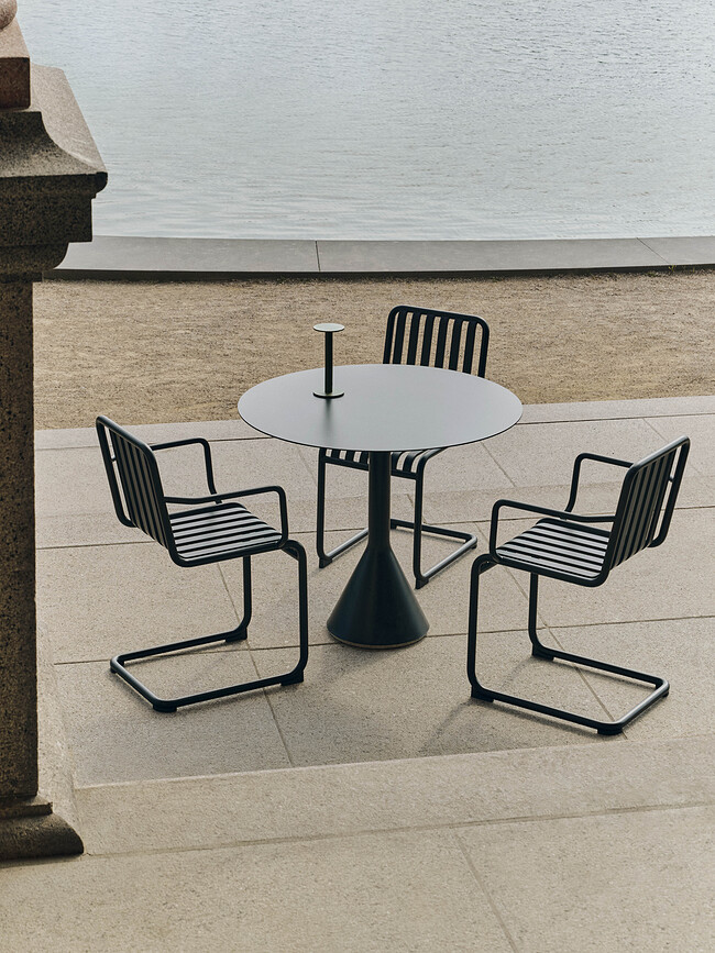 Lámpara de mesa inalámbrica Host 30 cm, rojo oscuro