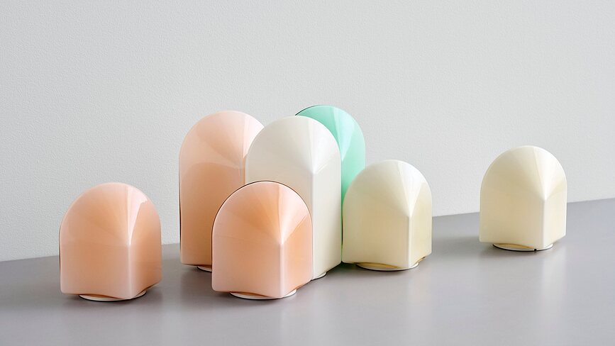 Lámpara de Mesa inalámbrica Parade, 24 cm, color crema