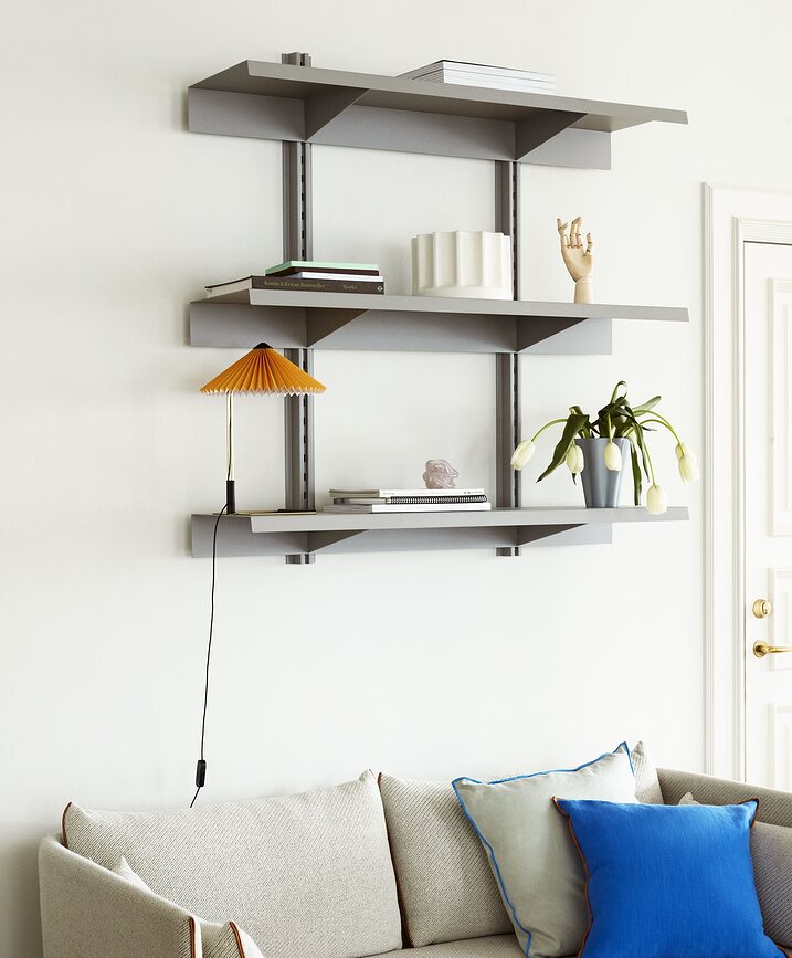 Lámpara de Mesa Matin, de latón pulido, 30 cm, amarilla