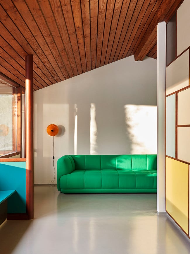 Lámpara de Pared Matin, 38 cm, rojo oscuro