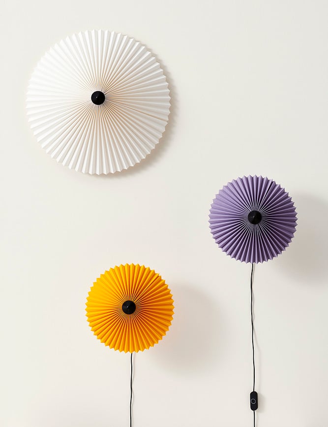 Lámpara de Pared Matin, 38 cm, rojo oscuro