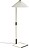Lámpara de pie Matin, 50 cm, blanca