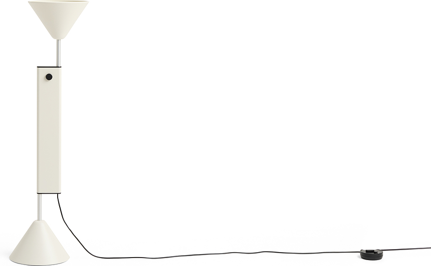 Lámpara de pie Twist con altura regulable, 200 cm, beige