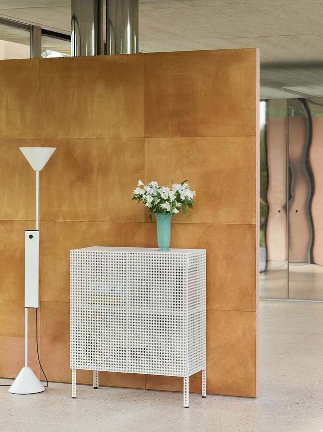 Lámpara de pie Twist con altura regulable, 200 cm, beige