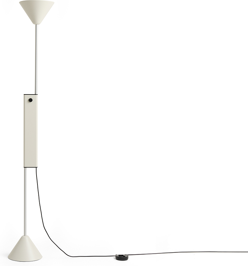 Lámpara de pie Twist con altura regulable, 200 cm, beige