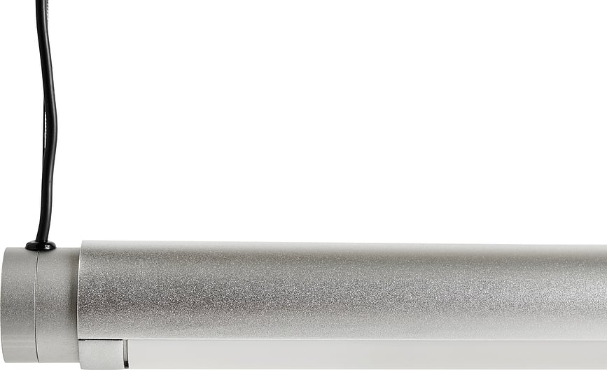 Lámpara de Suspensión Factor, lineal, difusa, negra