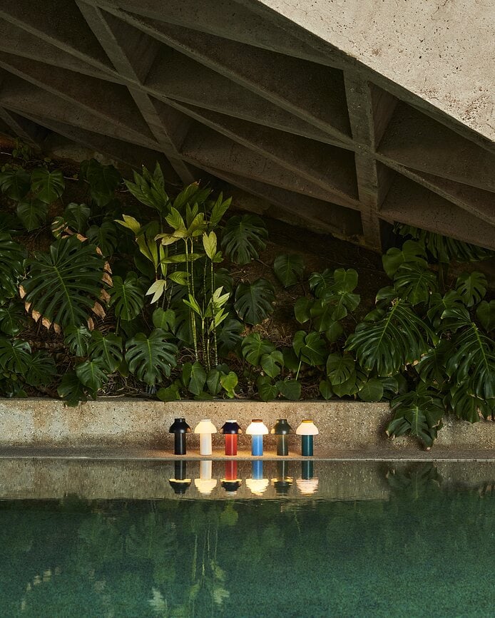 Lámpara inalambrica Hay PC, verde oliva