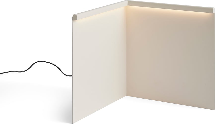 LBM Lampa stolna kutna krem