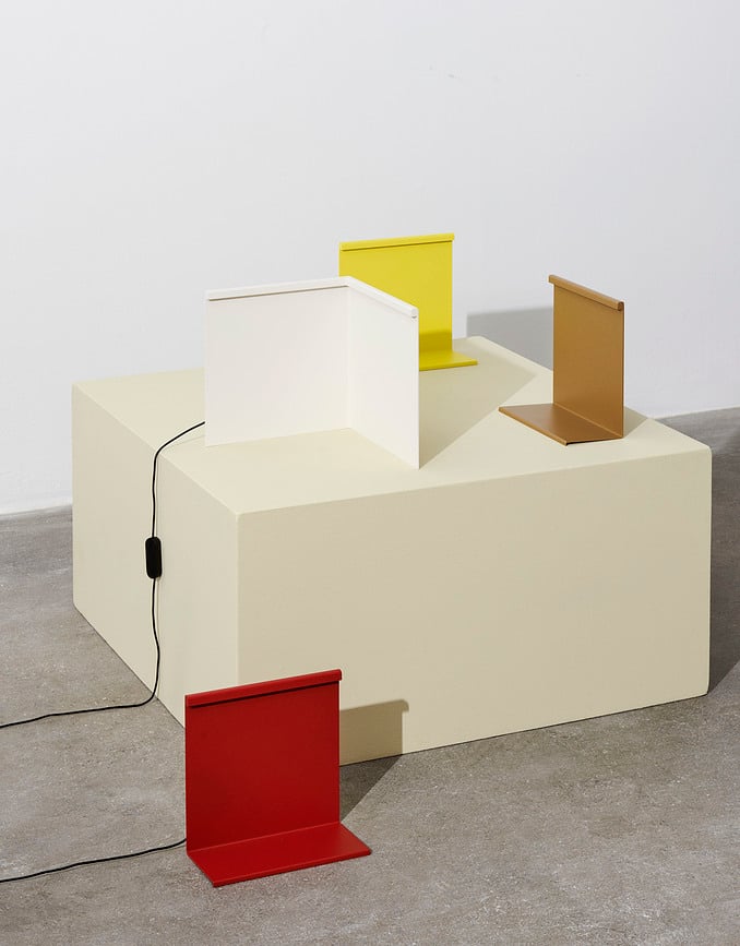 LBM Lampa stolna smeđa