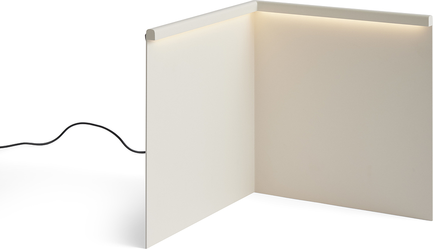 LBM Namizna svetilka, kotna, krem