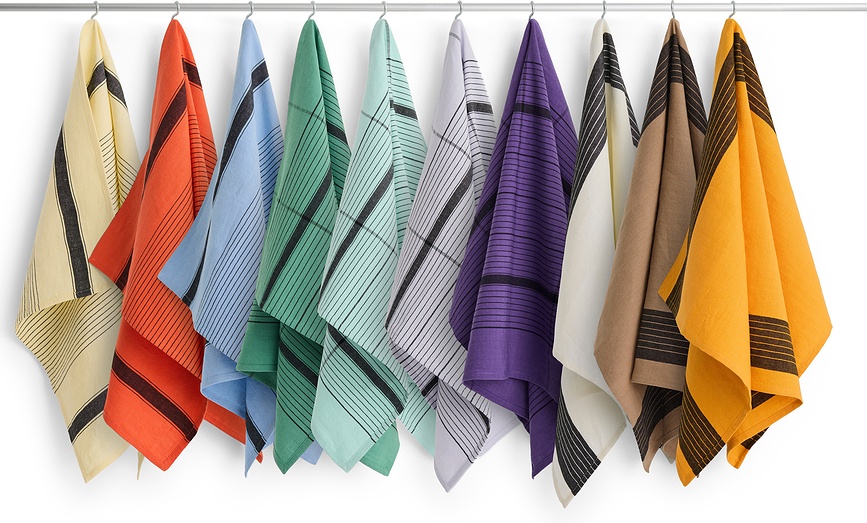 Linear Kuhinjska krpa, 52 x 80 cm, modra