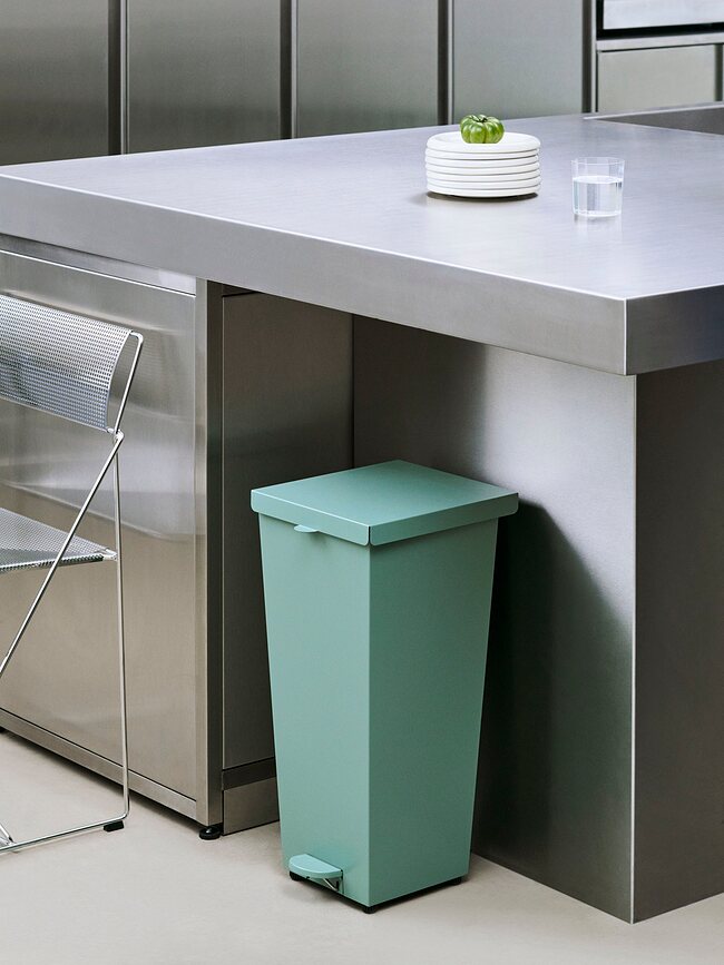 Loop Κάδος Απορριμμάτων ποδοκίνητος, 26 l, λευκός