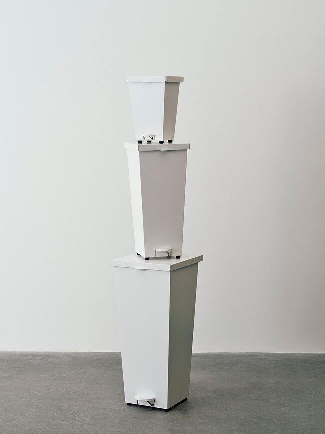 Loop Koš za smeće s pedalom 8 l bijeli