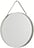 Lustro ścienne Strap 50 cm jasnoszare
