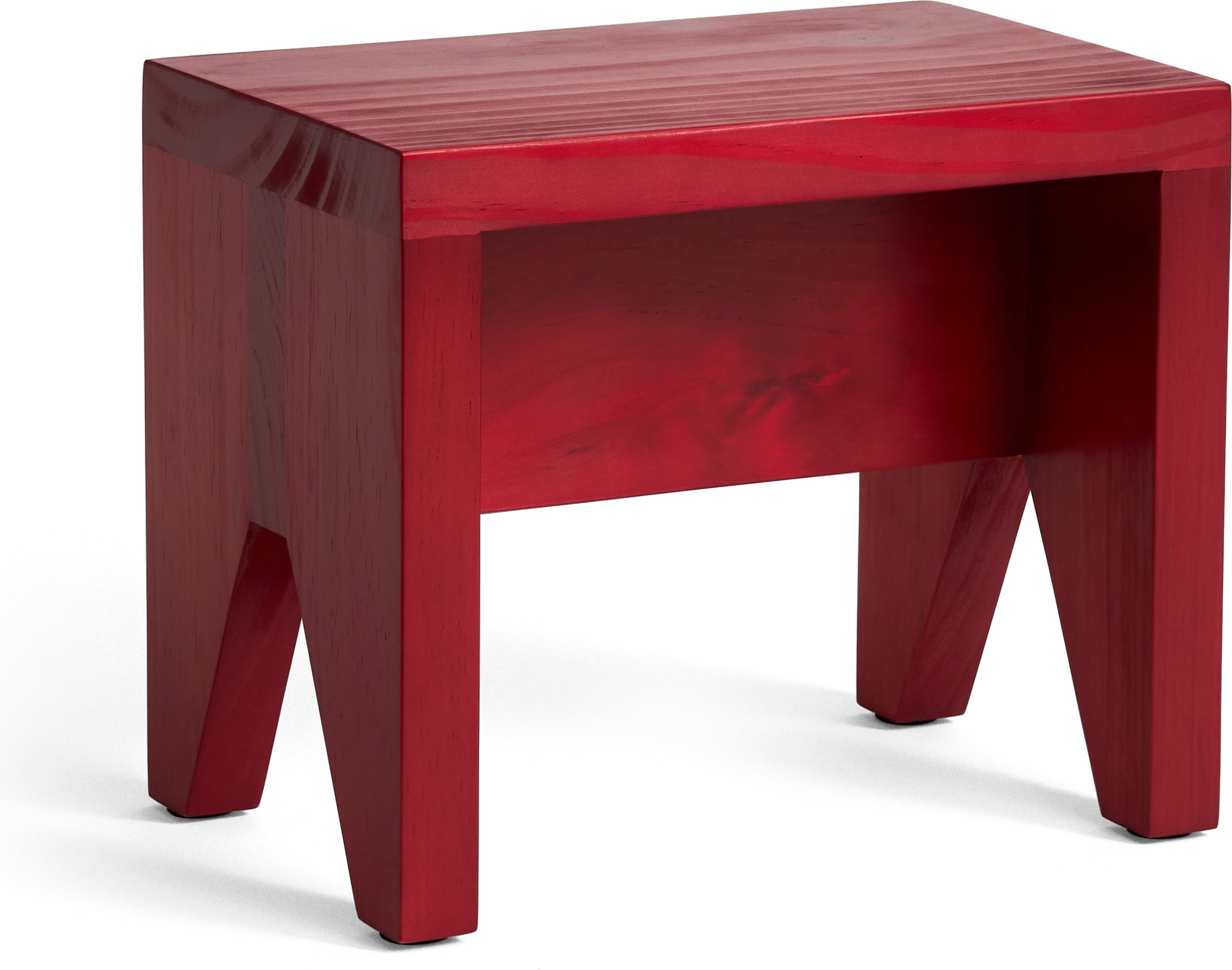 Manolito Hocker oder Beistelltisch 30 cm, rot