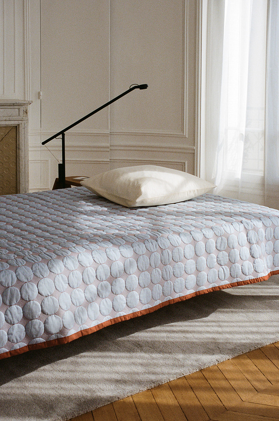 Manta Mega Dot, 235 x 245 cm, azul marino