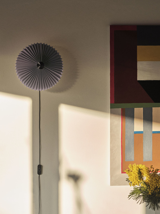 Matin Lampe murale, 38 cm, rouge foncé