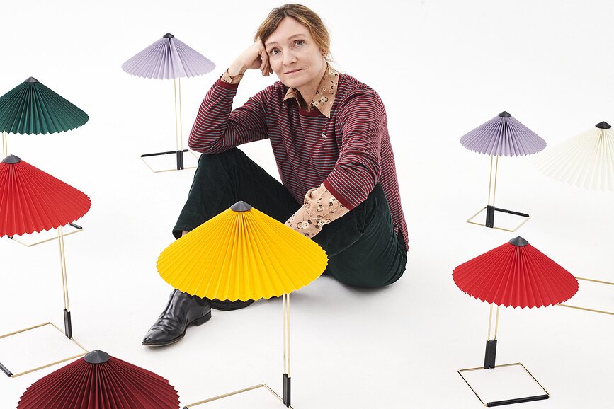 Matin Επιτραπέζιο Φωτιστικό, 30 εκ., κίτρινο, γυαλισμένος ορείχαλκος