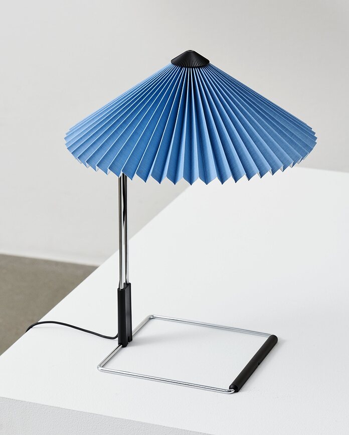 Matin Stolna Lampa 30 cm plava zrcalna