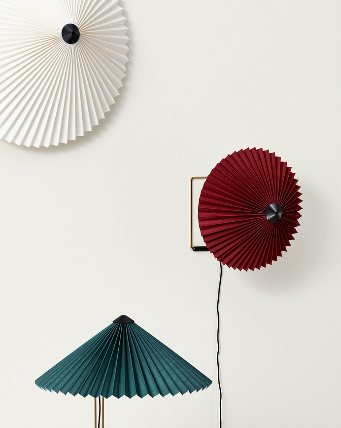 Matin Lampa zidna 30 cm tamnocrvena