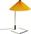 Matin Lampe de Table 38 cm, jaune, laiton poli