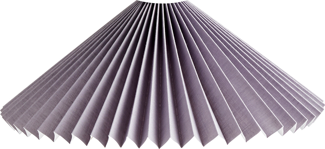 Matin Lampenschirm 30 cm lavendelfarbig