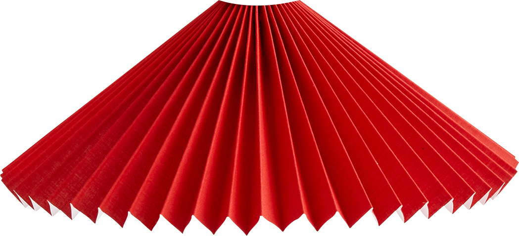 Matin Lampenschirm 30 cm rot