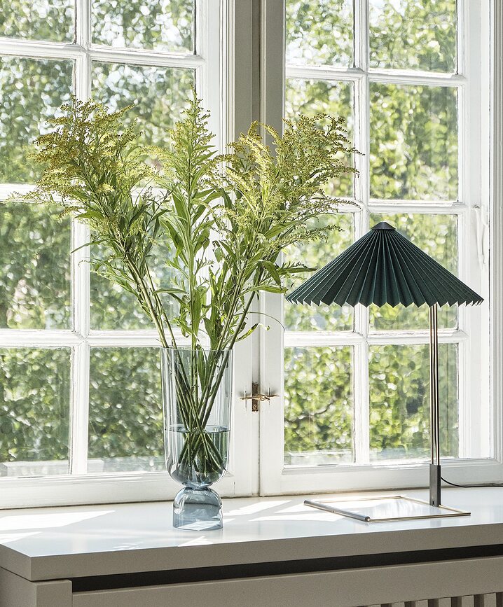 Matin Stolna Lampa 38 cm tamnozelena polirani mjed