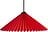 Matin Viseča svetilka, 38 cm, rdeča