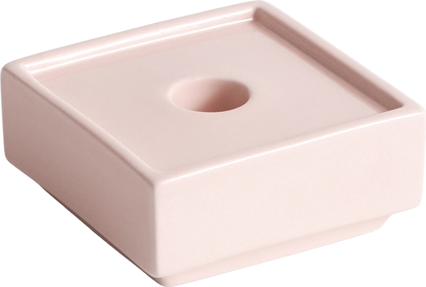 Mattone Bougeoir pour bougie droite, taille S, rose clair