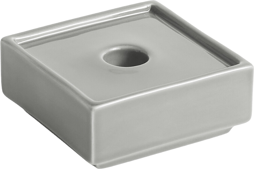Mattone Classic candle holder S light grey