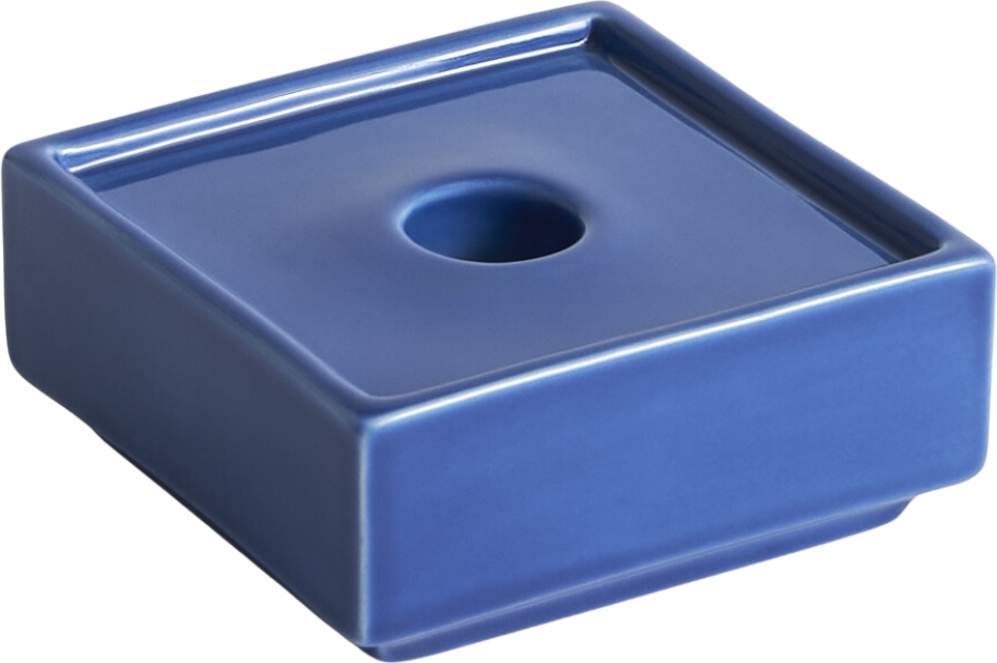 Mattone Klassischer Kerzenhalter S blau