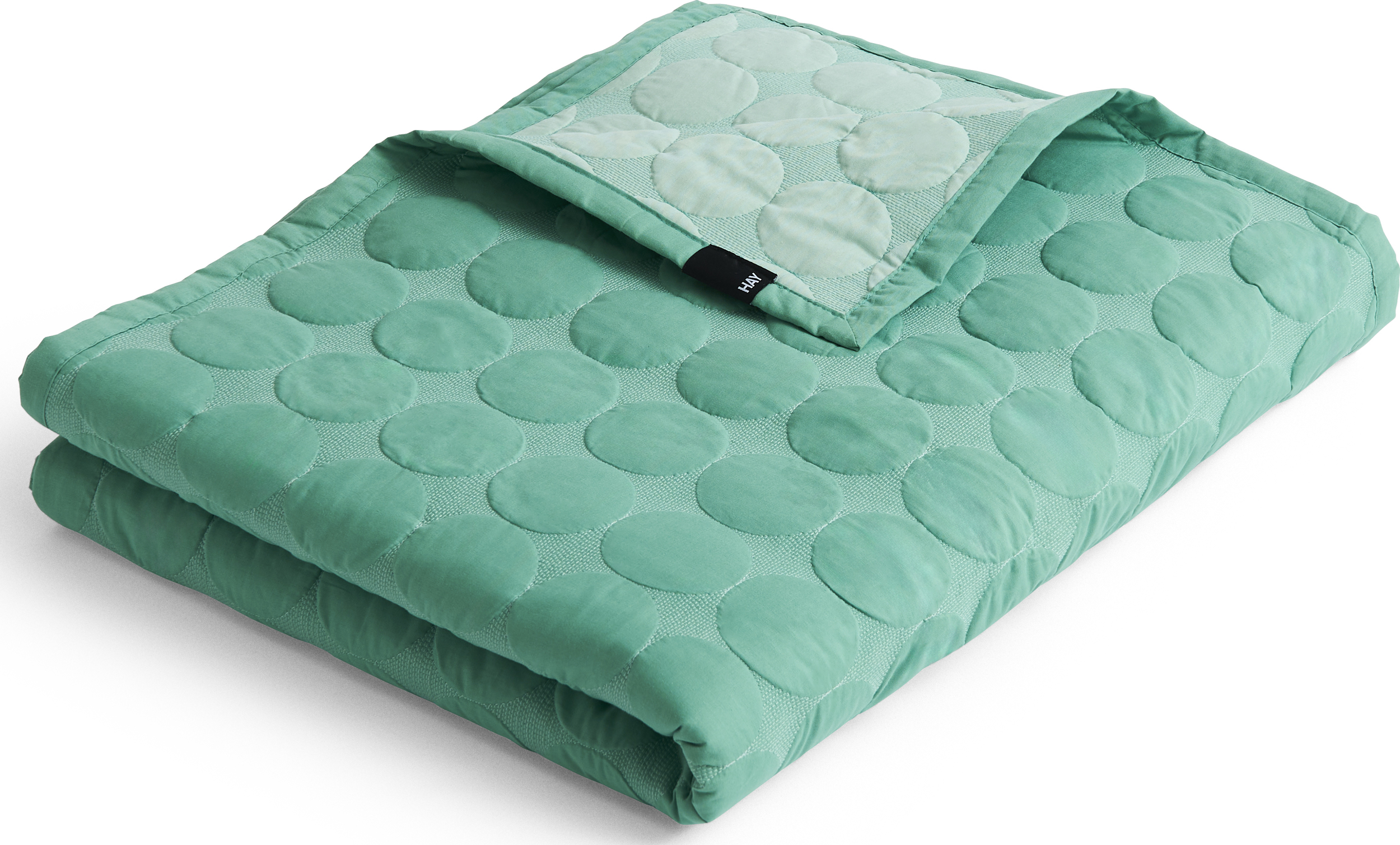 Mega Dot Decke 195 x 245 cm Seegrün
