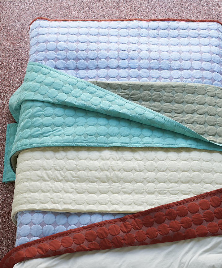 Mega Dot Plaid 195 x 245 cm, vert marin