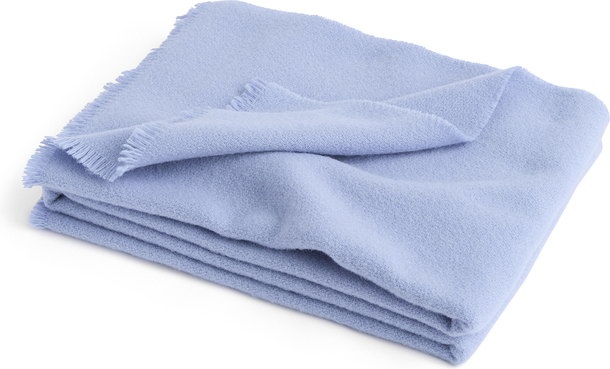 Mono Bedspread 130 x 180 cm light blue