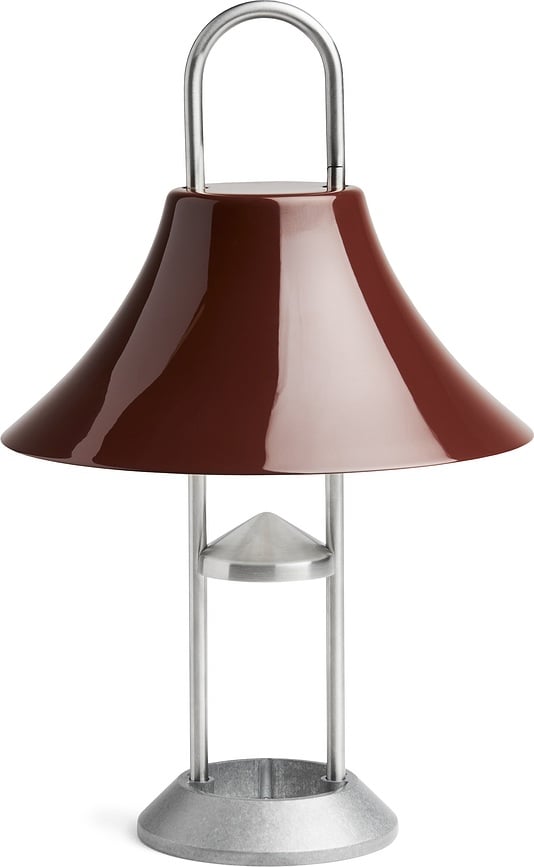 Mousqueton Juhtmevaba lamp tumepunane