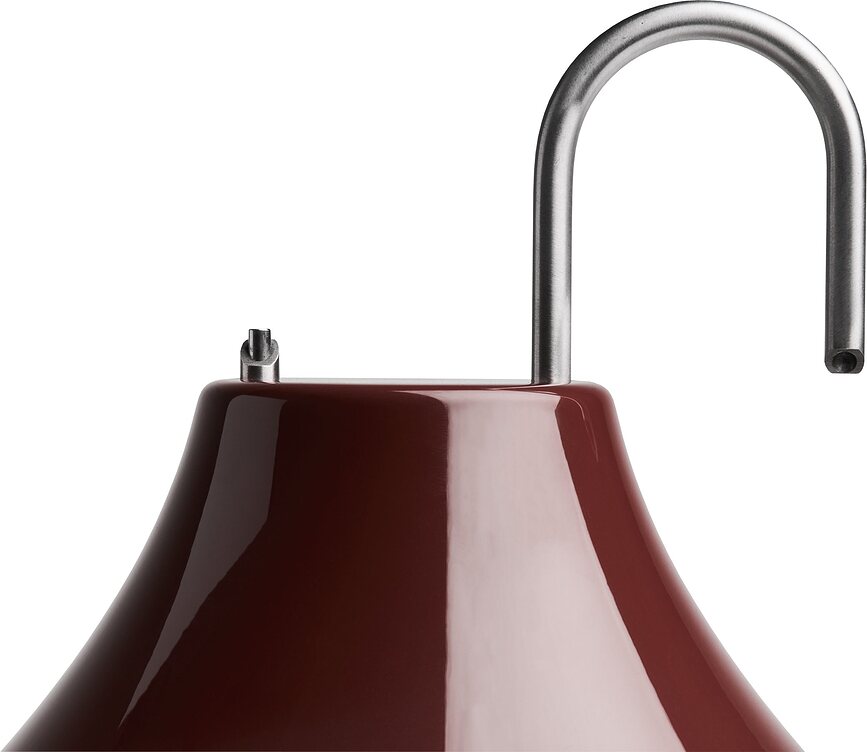 Mousqueton Lampe sans fil, acier inoxydable brossé