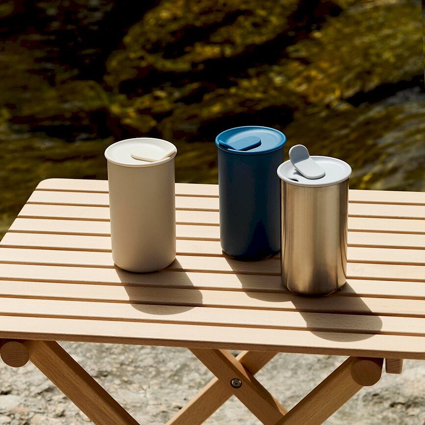 Mug isotherme Outdoor Market 350 ml, gris