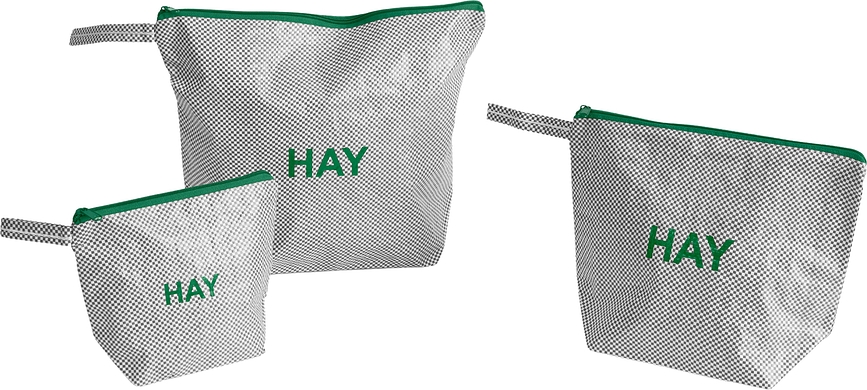 Neceseres Candy Mono, grandes, grises, Pack de 3