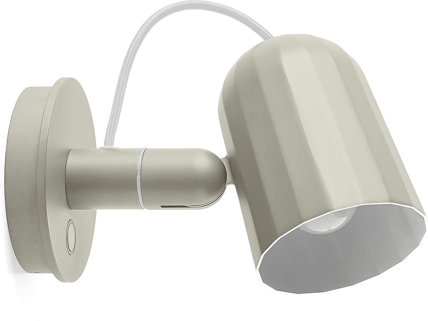 Noc Wall Button Zidna Svjetiljka krem