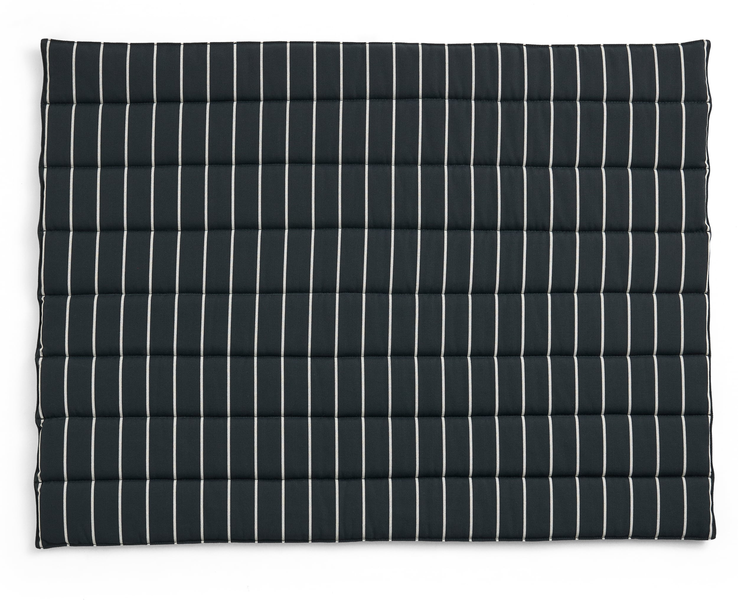 Outdoor Market Gartensofa-Kissen gestreift, 107 x 81 cm, schwarz